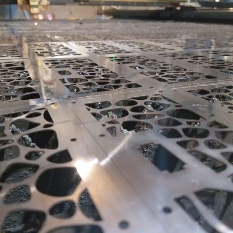 Corte láser de piezas