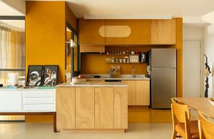 Departamento Puzzle Deslizante by Bruno Kim Arquitetura