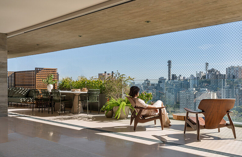 Departamento Varanda by 0E1 Arquitetos 