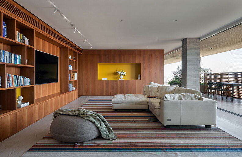 Departamento Varanda by 0E1 Arquitetos 