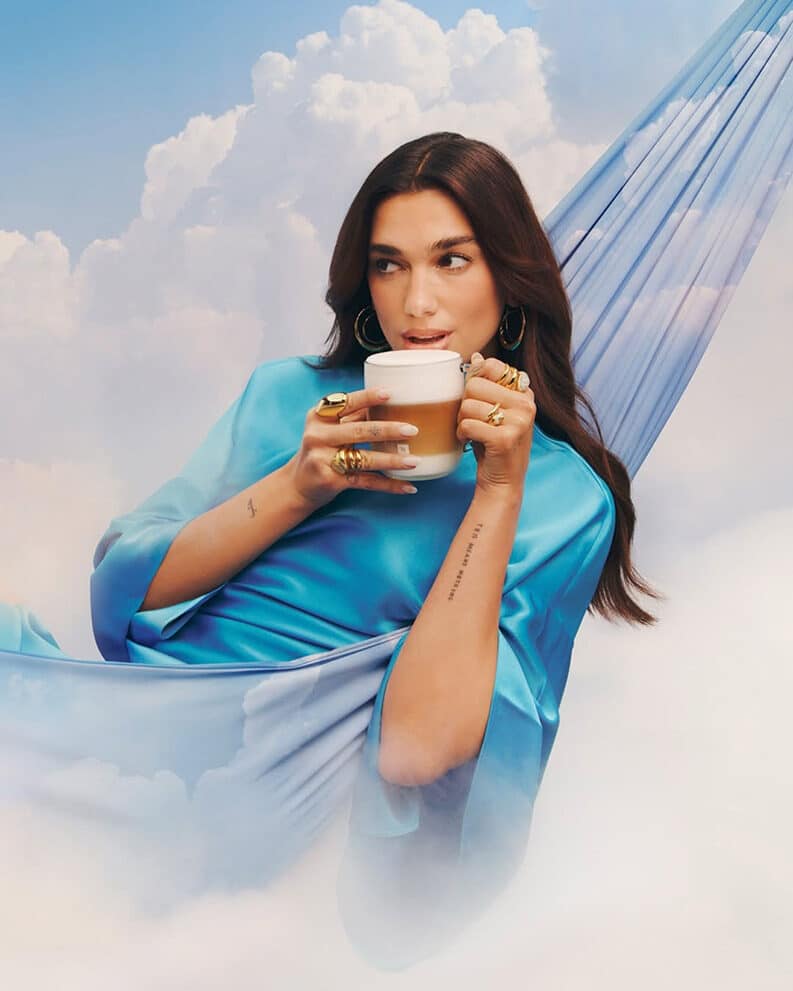 Dua Lipa es la nueva embajadora global de Nespresso