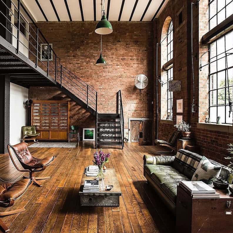 Espíritu vintage. Una antigua fábrica convertida en un loft sorprendente