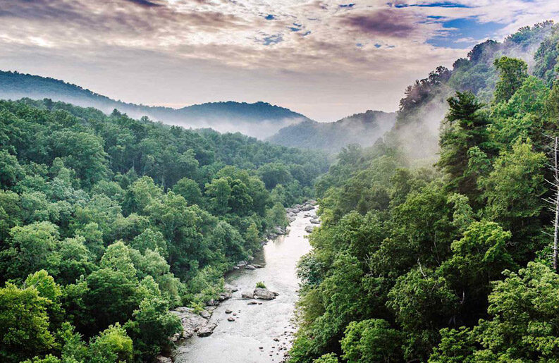 Kayak Roanoke Virginia: la ruta acuática de 72 km entre montañas