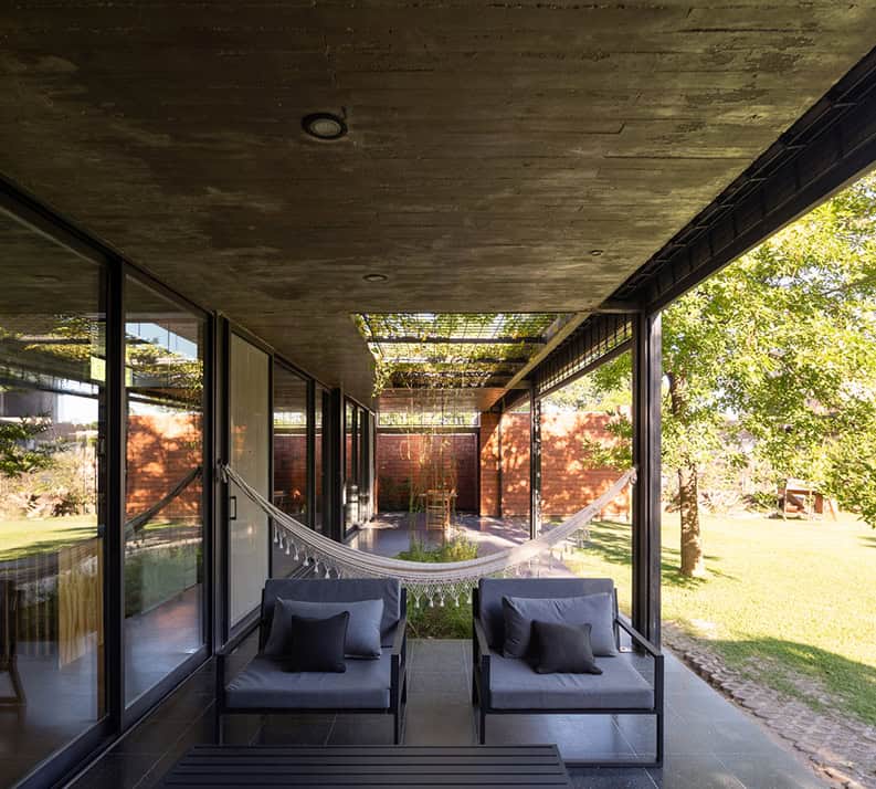 La casa de los 7 patios. Una vivienda que cuenta con un amplio terreno natural