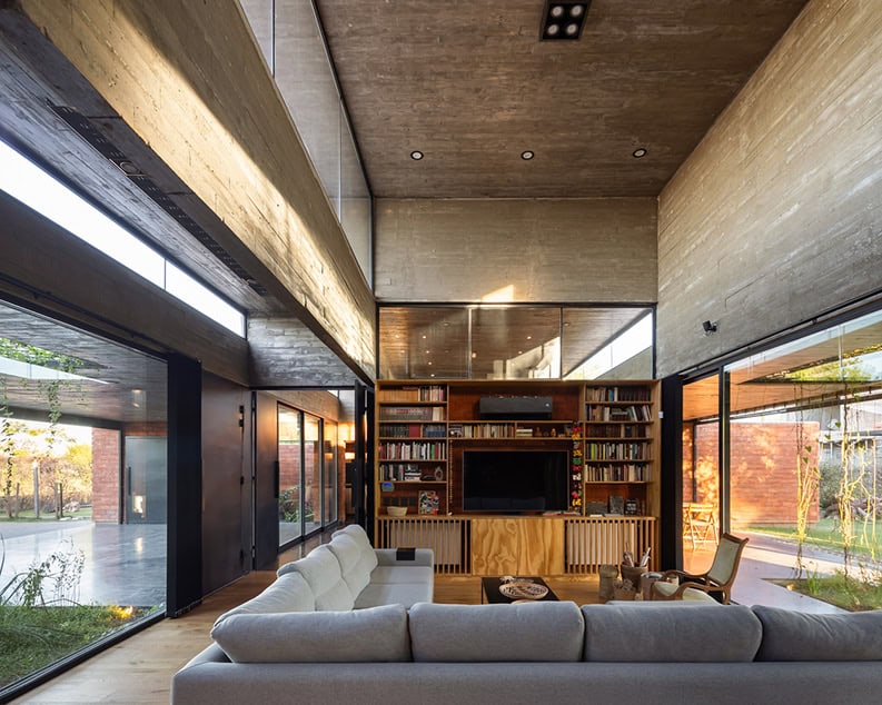 La casa de los 7 patios. Una vivienda que cuenta con un amplio terreno natural
