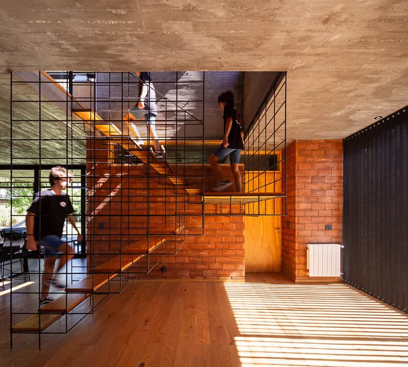 La casa de los 7 patios. Una vivienda que cuenta con un amplio terreno natural