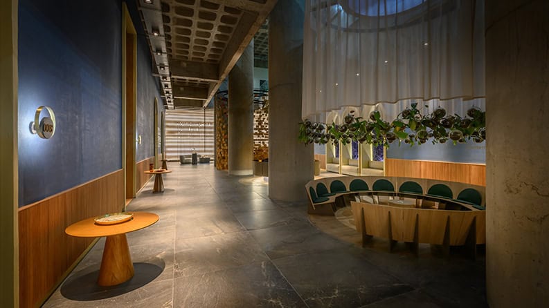Lobby de Hotel Azur. Un proyecto que invita a vivir una experiencia nueva