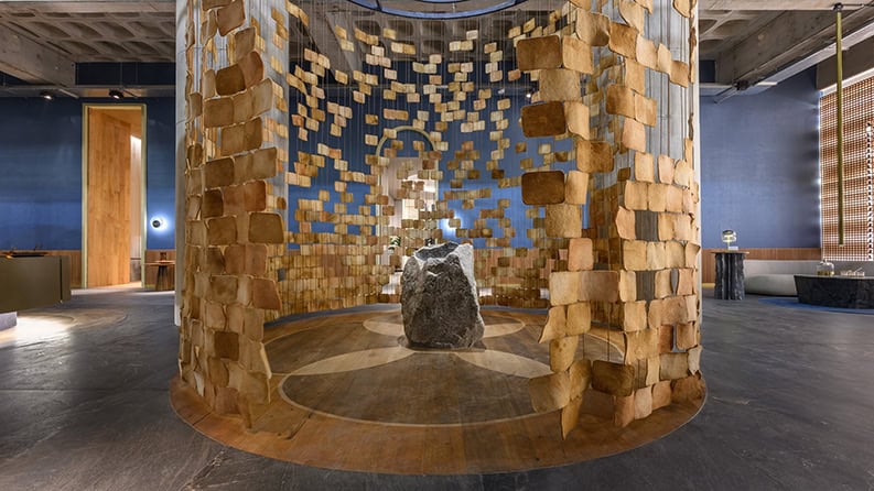 Lobby de Hotel Azur. Un proyecto que invita a vivir una experiencia nueva