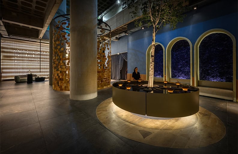 Lobby de Hotel Azur. Un proyecto que invita a vivir una experiencia nueva