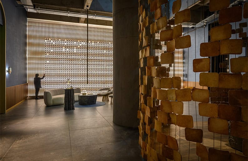 Lobby de Hotel Azur. Un proyecto que invita a vivir una experiencia nueva