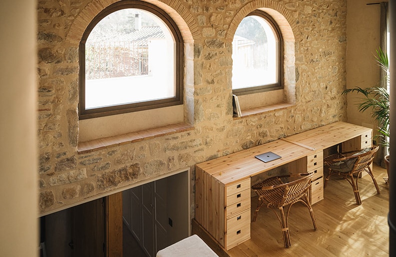 Mas Auleda, El Ramo Volador, Contorns, arquitectura e interiorismo