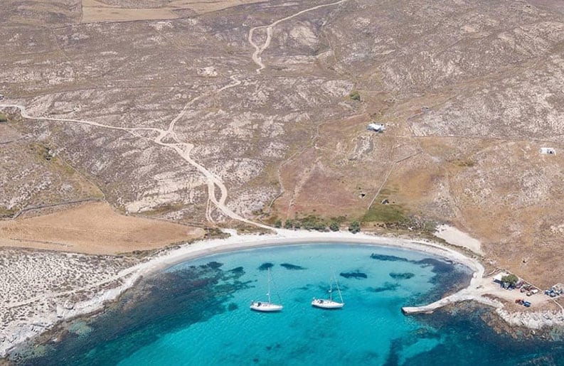 Rineia. El paraíso escondido cerca de Mykonos